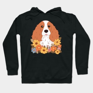 Cute english cocker spaniel dog art Hoodie